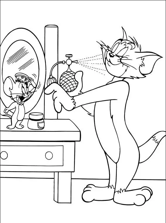Tom and Jerry The Movie Free Coloring Printable 3