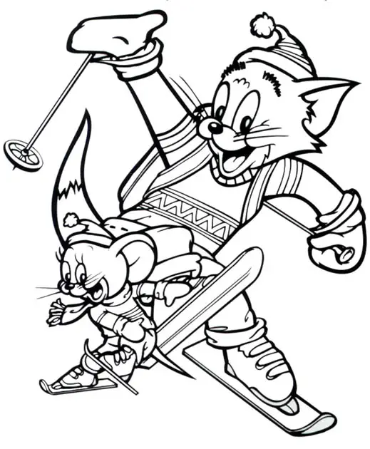 Tom and Jerry The Movie Free Coloring Printable 4