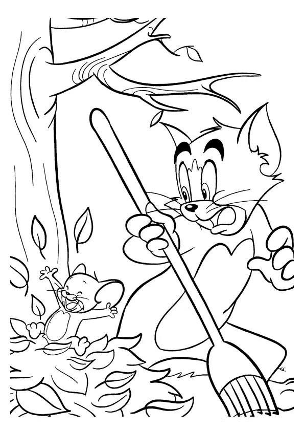 Tom and Jerry The Movie Free Coloring Printable 9